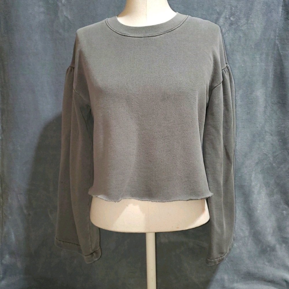 Madewell x Karen Walker Crop Top Sweatshirt
